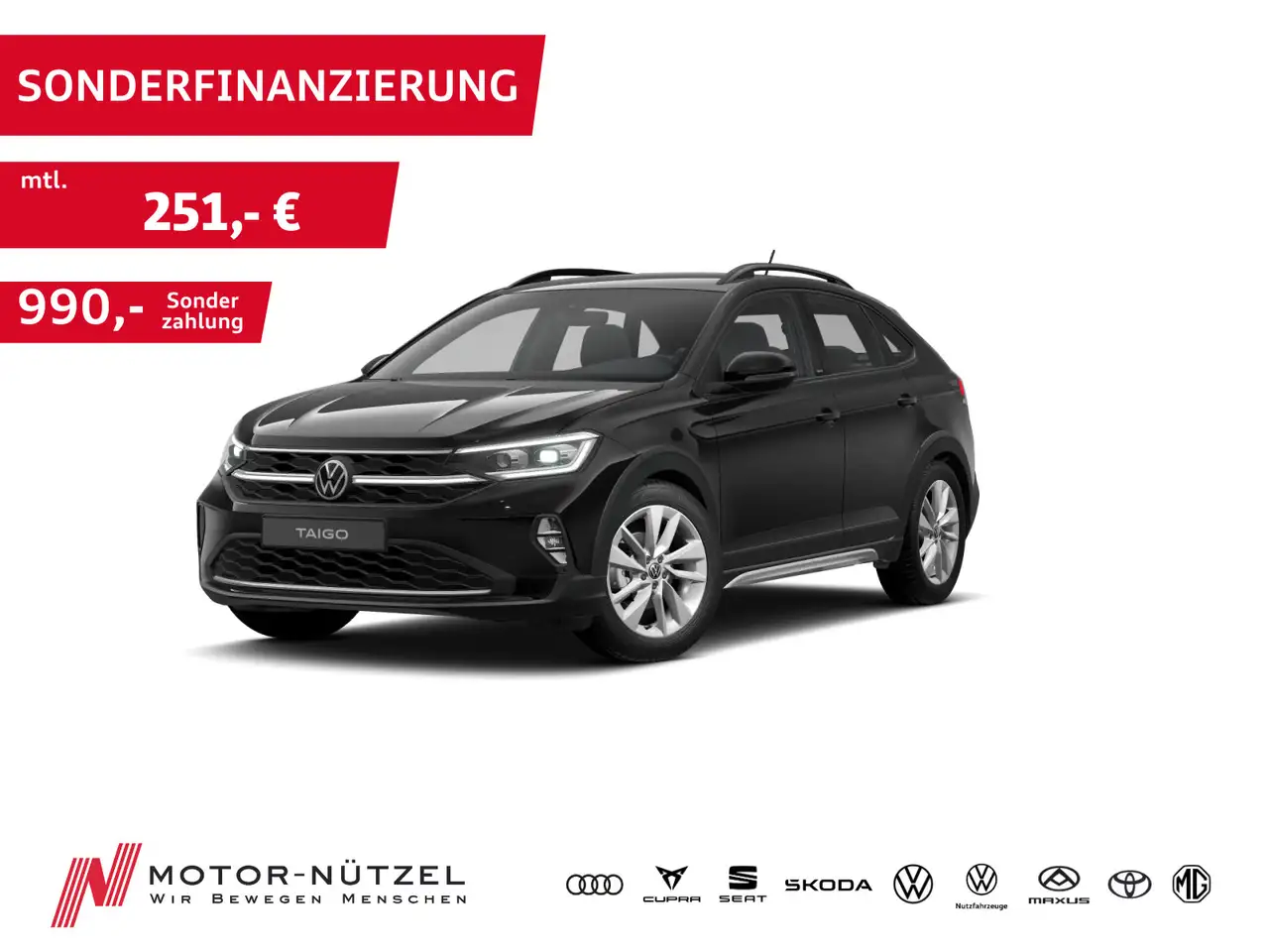 Volkswagen Taigo 1.0 TSI MOVE MATRIX+APP+ACC+SHZ+2xPDC+RFK — Mitterteich