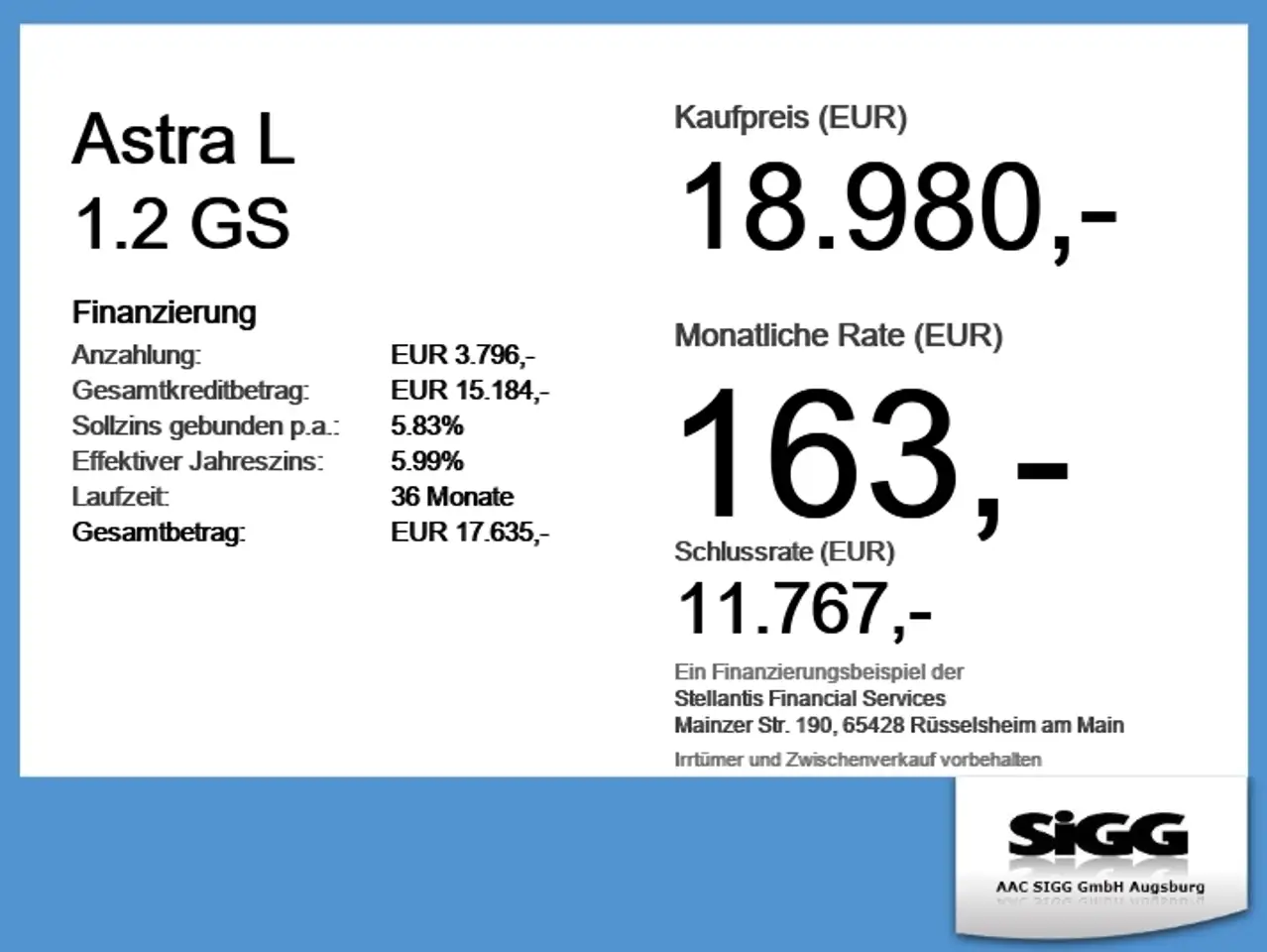 Opel Astra L 1.2 GS Allwetterreifen, Sitzheizung — معرض صور السيارة 6