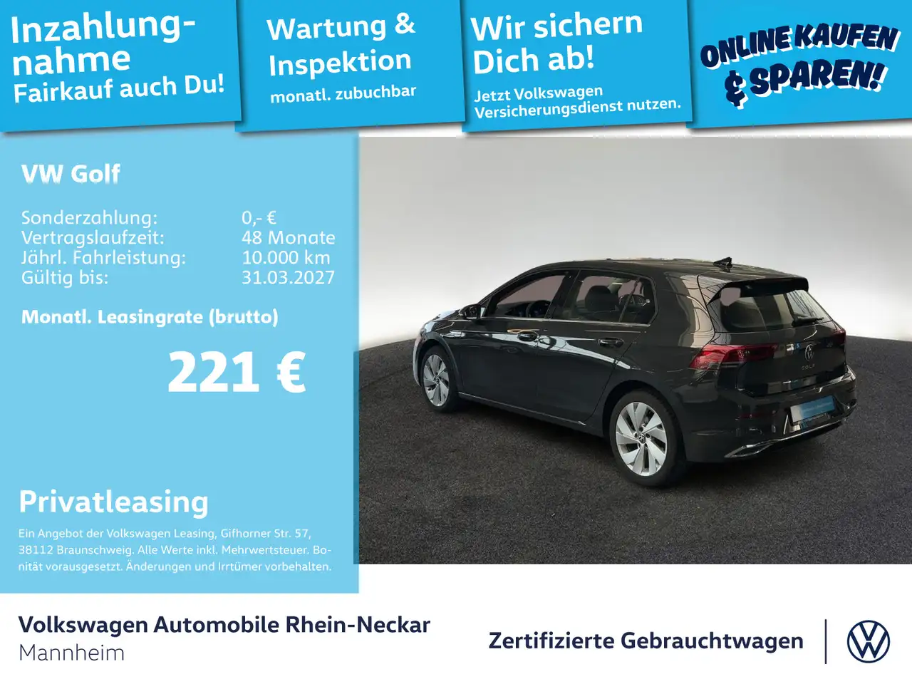 Volkswagen Golf VIII 2.0 TSI Style DSG App-Connect PDC LED — Galería del vehículo 2