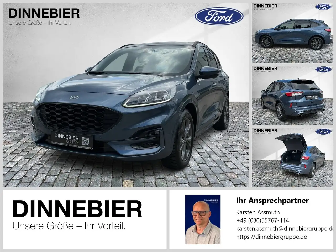 Ford Kuga ST-Line X LED+AHK+Glasdach+Kamera+SHZ — Berlin