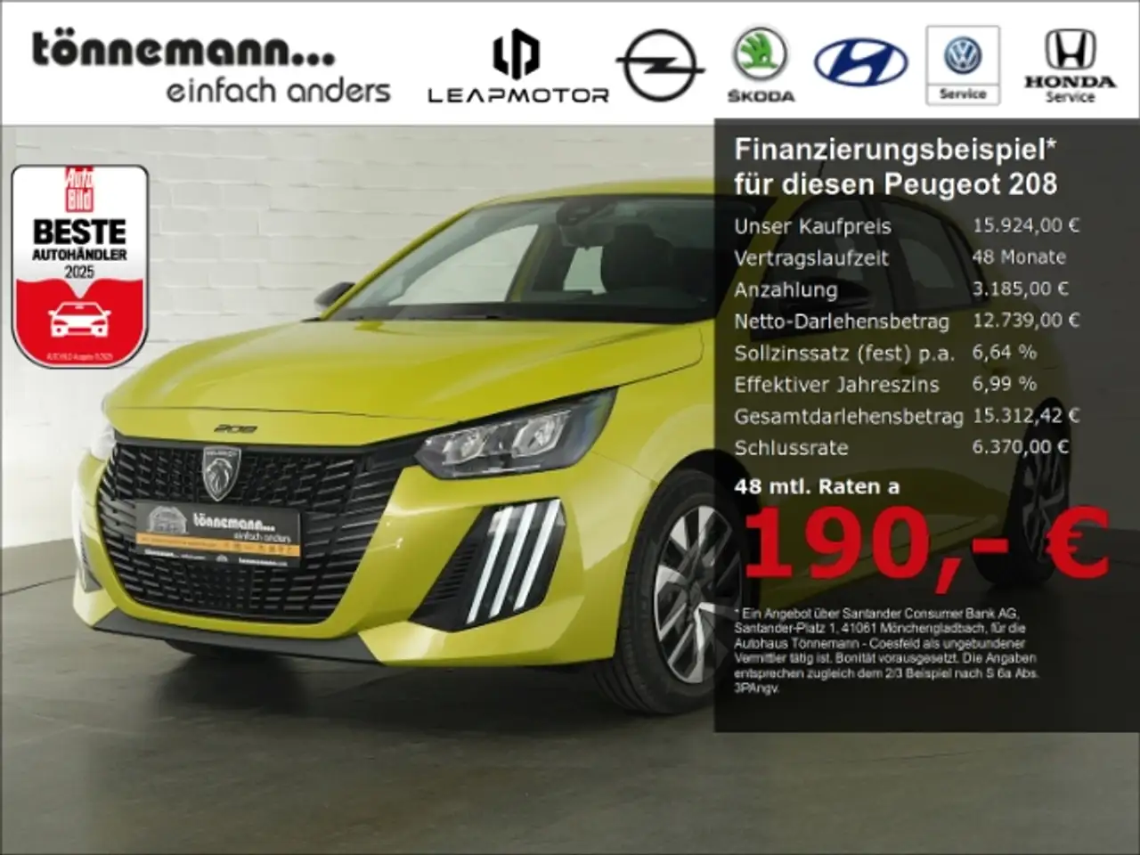 Peugeot 208 ACTIVE PURE TECH+LED+RÜCKFAHRKAMERA+SITZHEIZUNG+PA — Coesfeld