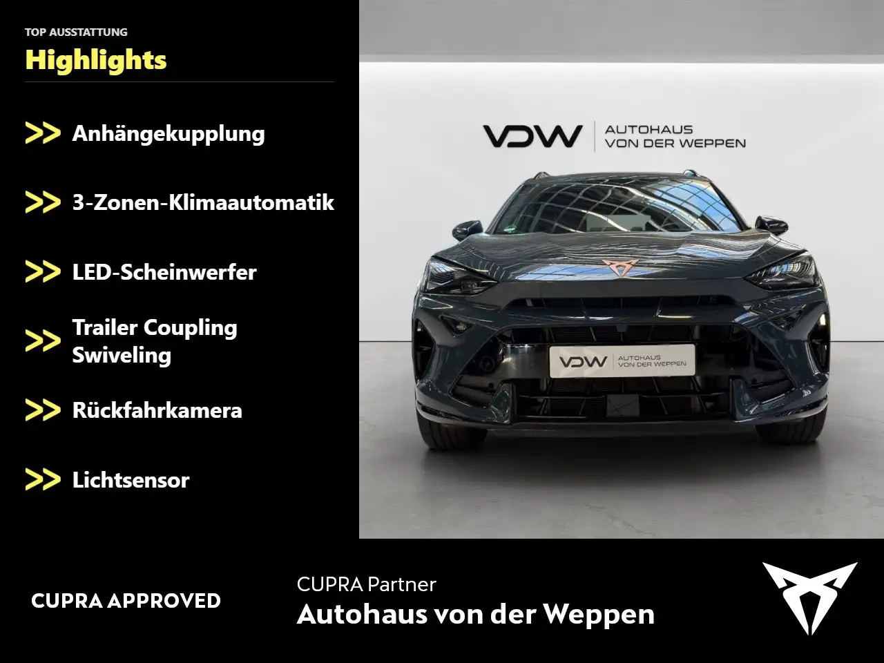 CUPRA Formentor 1.5 eTSI AHK 5 Jahre Garantie ab EZ Klima Navi — Galerie du véhicule 2