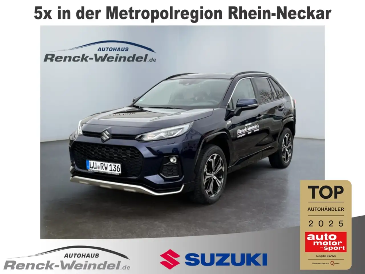 Suzuki Across Comfort+ 2.5 PHEV LED El. Heckklappe Apple CarPlay — Ludwigshafen
