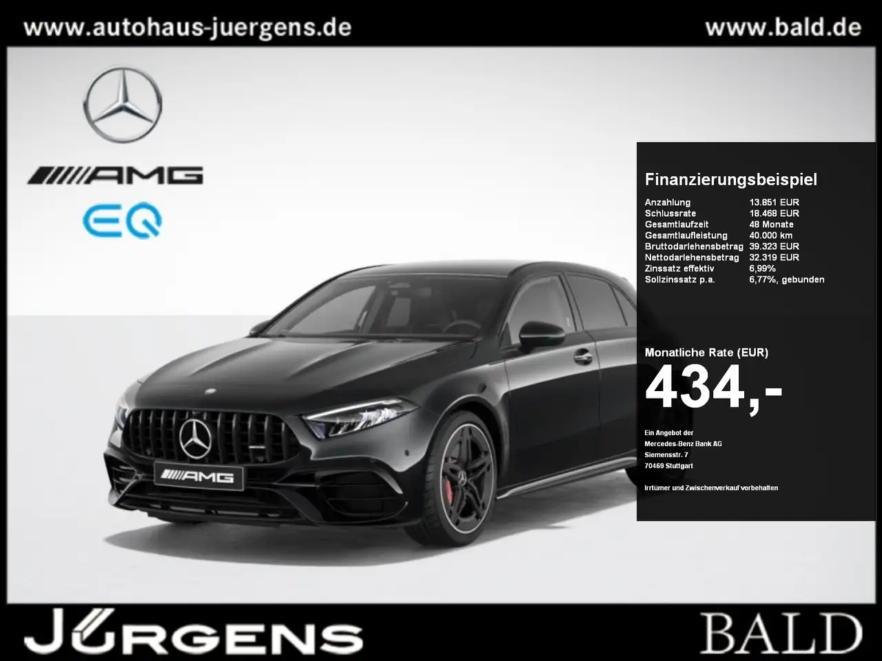 Mercedes-Benz A 45 AMG A 45 S 4M Burm+Drivers+Night II+Kam+Burm+LED — Dortmund
