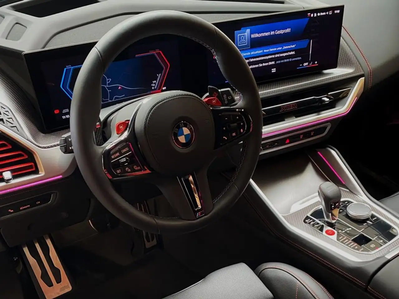 BMW XM RED Label CARBON*B&W*BLACK FROZEN — معرض صور السيارة 35
