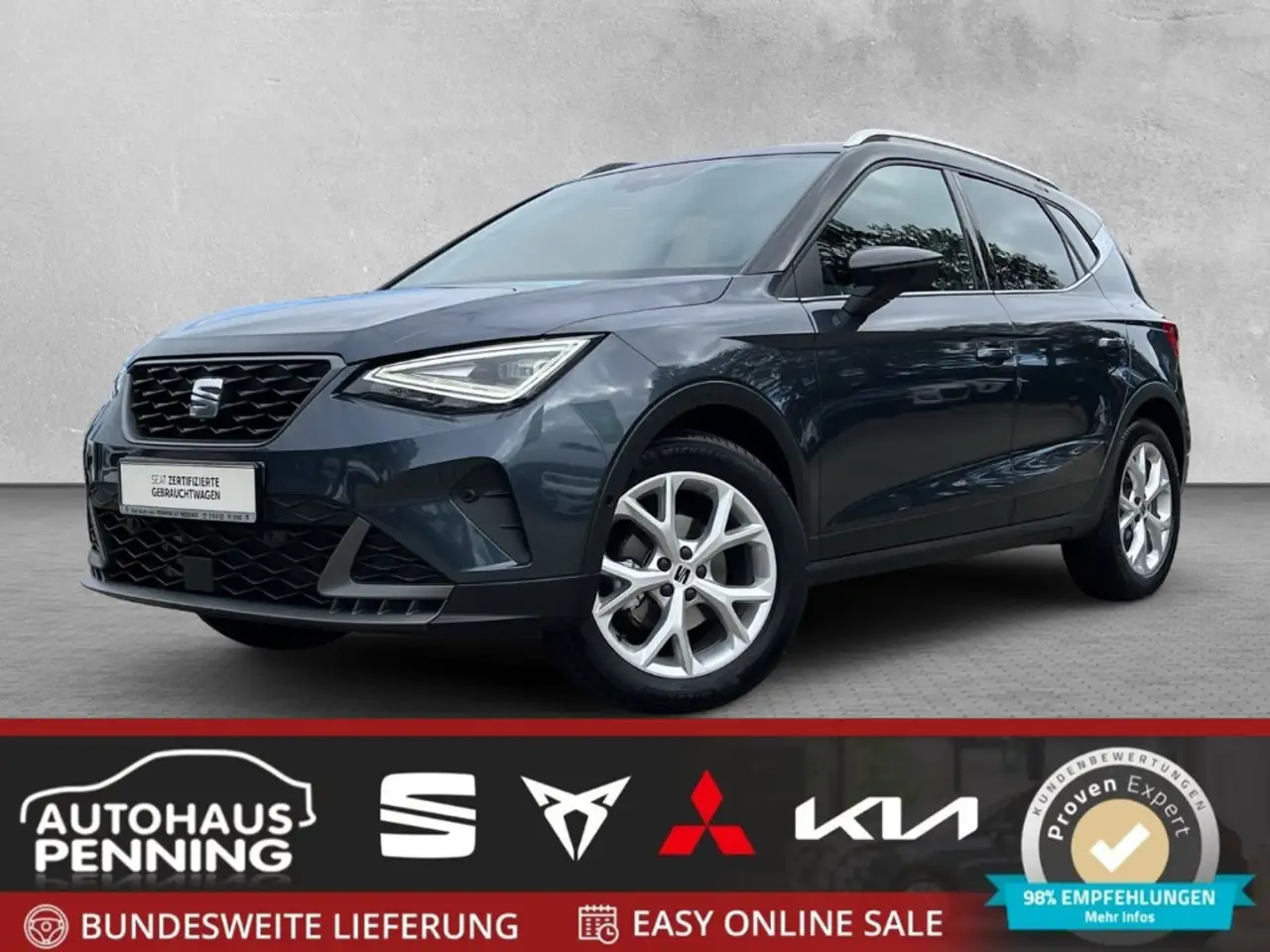 SEAT Arona FR 1.0 TSI DSG Full-LINK ACC LED BT KLIMA SHZ PDC — Zetel