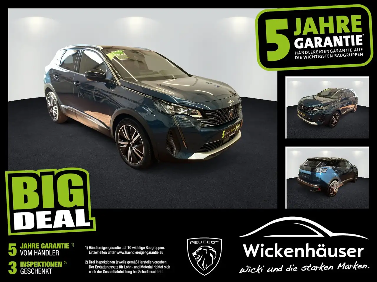 Peugeot 3008 1.2 PureTech 130 GT ACC+Navi+SHZ+Kamera — Wolfratshausen / Ob.