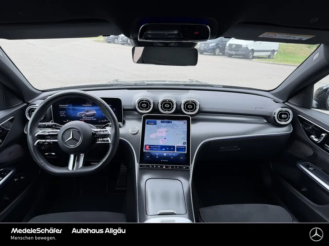 Mercedes-Benz C 300 C 300 T e AMG Night Premium Fahr-Assi D-Light Dist — معرض صور السيارة 8