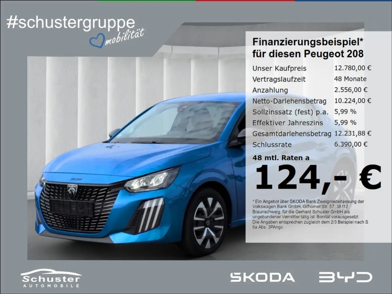 Peugeot 208 Active 1.2*LED Tempo PDC VKZ-Erk Bluet Klima — Ruhstorf