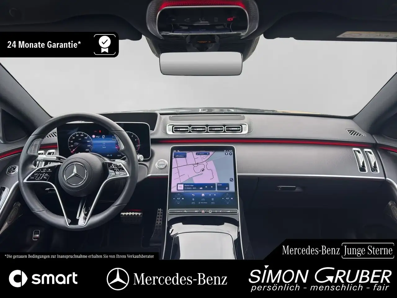 Mercedes-Benz S 500 4M AMG Pano 4*Massage+Sitzklima Burm Nappa — Galería del vehículo 11