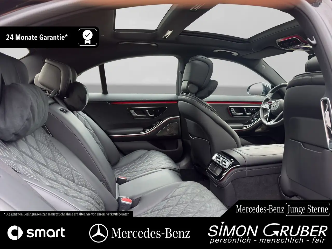 Mercedes-Benz S 500 4M AMG Pano 4*Massage+Sitzklima Burm Nappa — Galería del vehículo 22