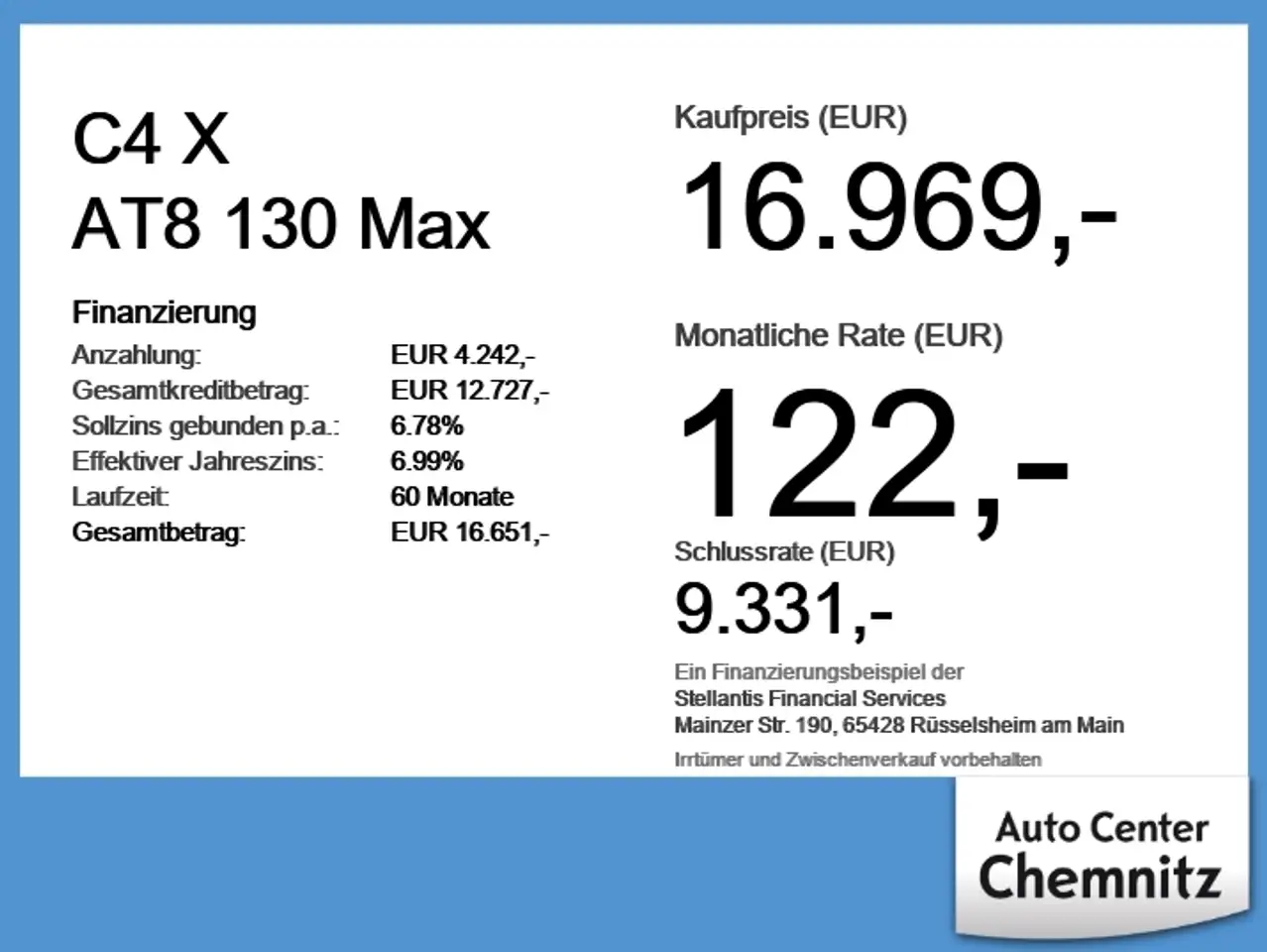 Citroen C4 X AT8 130 Max HUD/LED/Navi/SHZ/PDC/Kamera — Galerie du véhicule 6