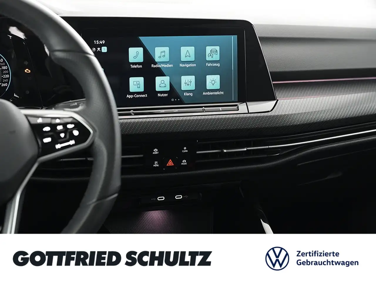 Volkswagen Golf R -Line eTSI DSG LED Climatronic SHTZ ACC — Galería del vehículo 17