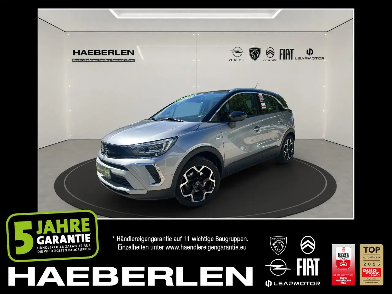 Opel Crossland 1.2 Turbo Ultimate Paket Alcantara+LED — Immenstadt