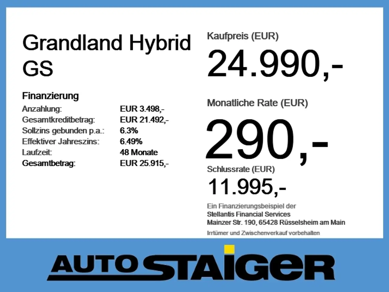 Opel Grandland Hybrid GS Automatik, Alcantara, — معرض صور السيارة 6