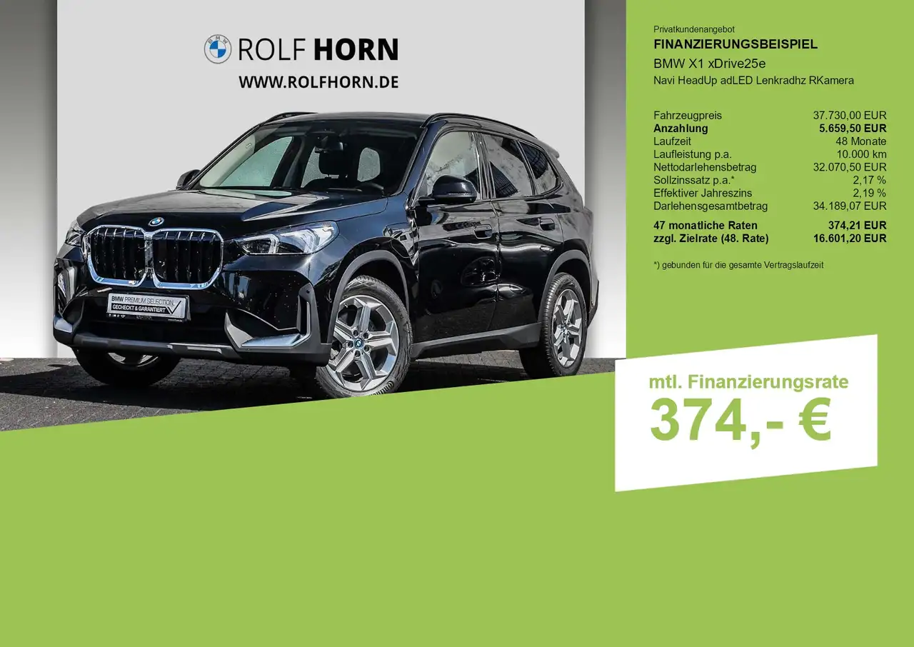 BMW X1 xDrive25e Navi HeadUp adLED Lenkradhz RKamera — Vehicle gallery 3