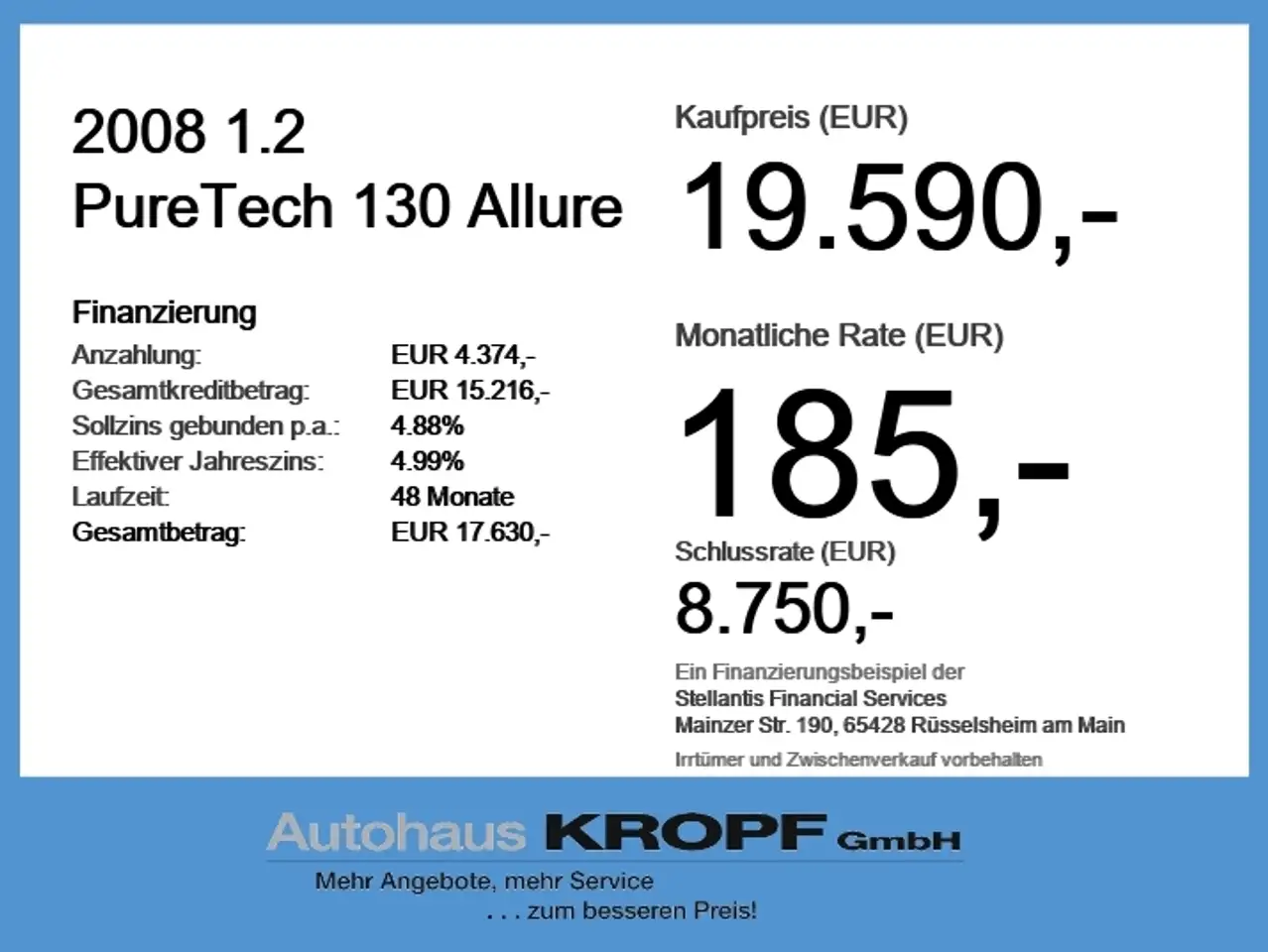 Peugeot 2008 1.2 PureTech 130 Allure LED+SHZ+KlimaA+PDC — معرض صور السيارة 6
