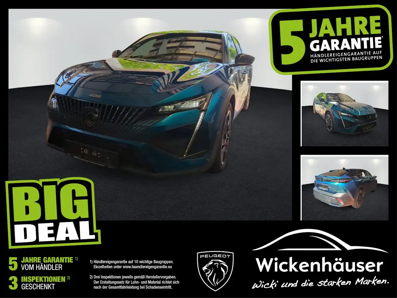Peugeot 408 1.2 130 PureTech GT ACC+Alcantara+LED+Navi — Wolfratshausen / Ob.