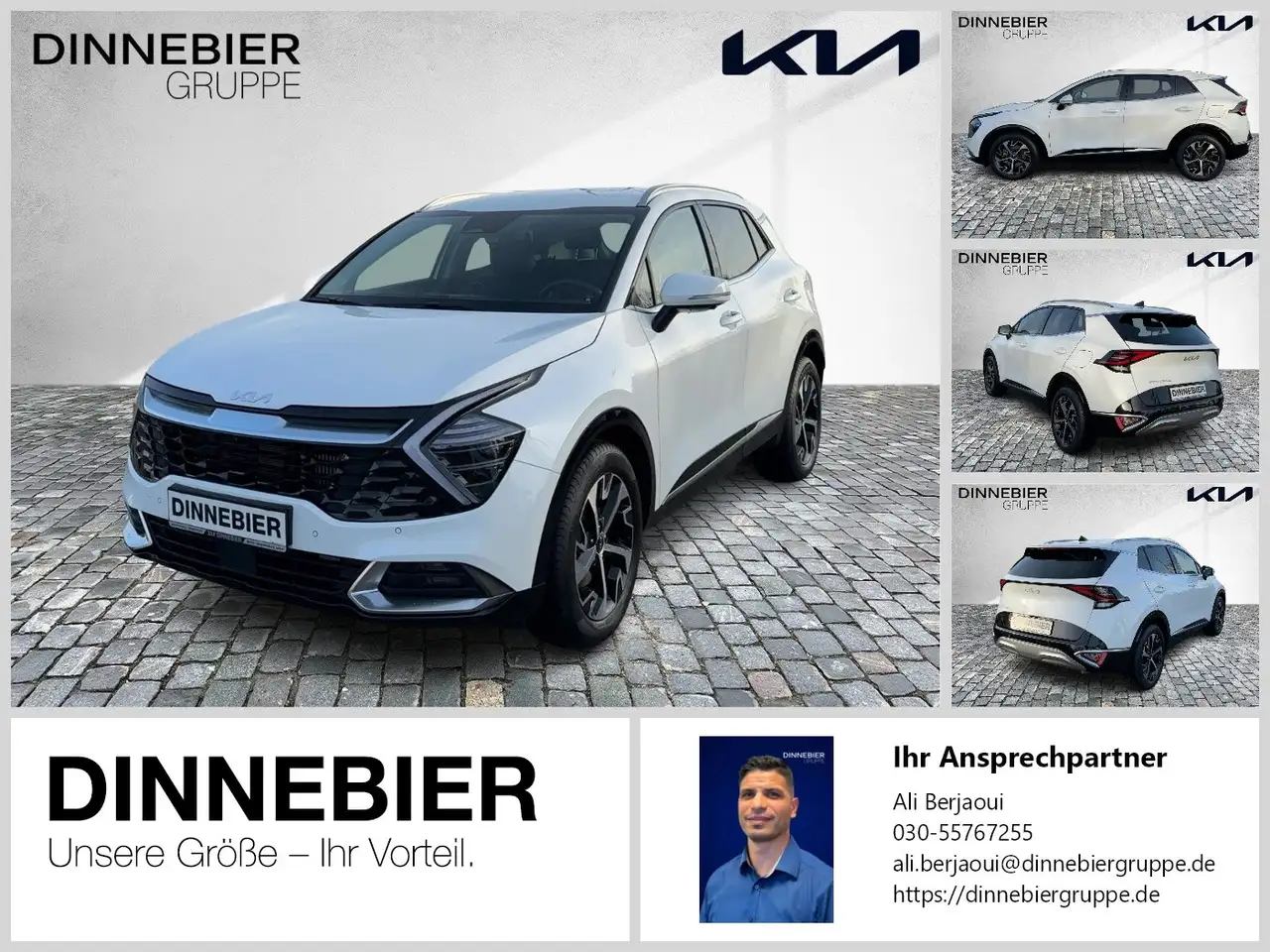 Kia Sportage Spirit 1.6T LED+360°Kamera+Navi+AHK — Berlin