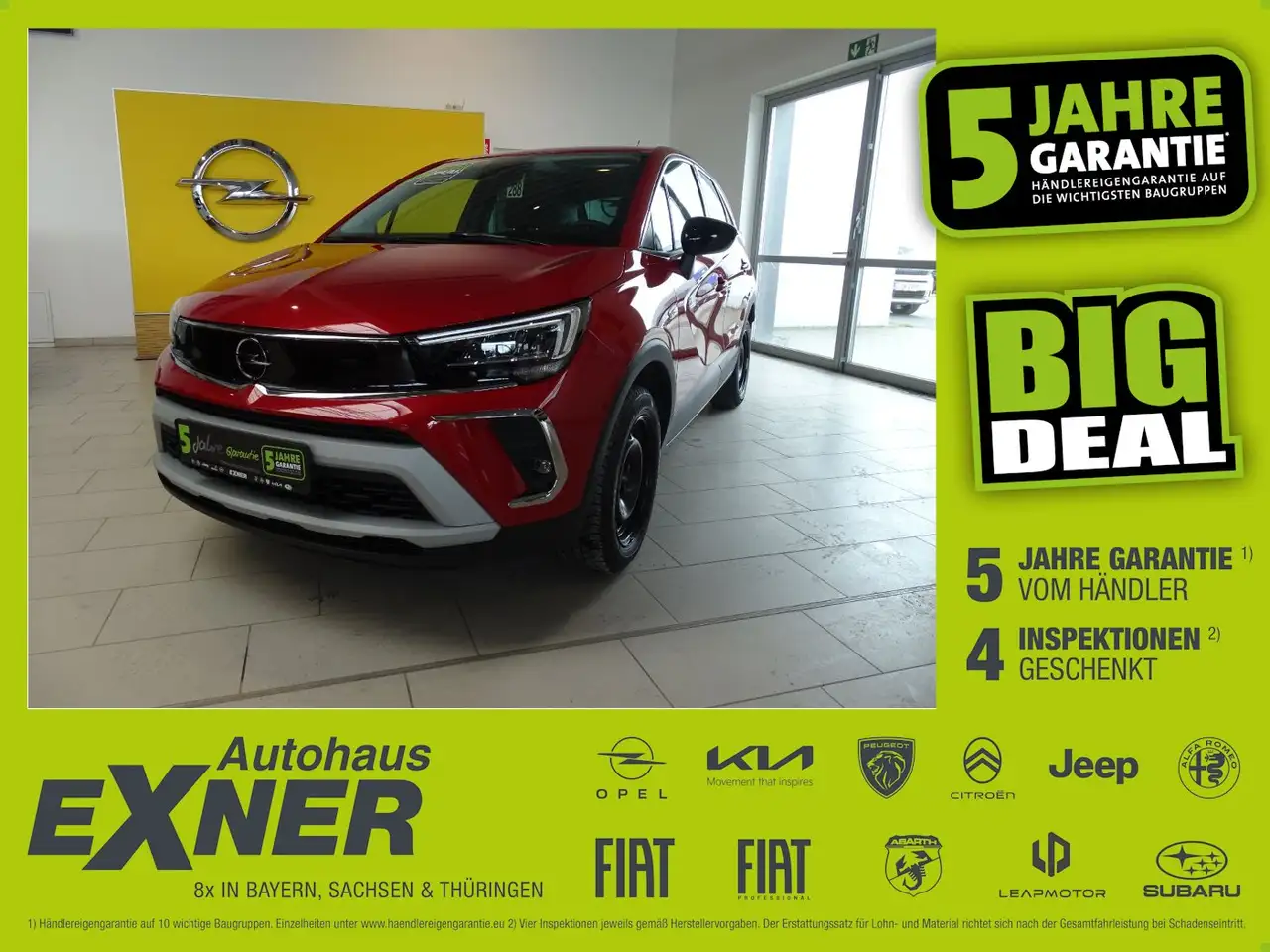 Opel Crossland 1,2 Turbo ELEGANCE LED+Navi+SHZ+Kam. — Gera