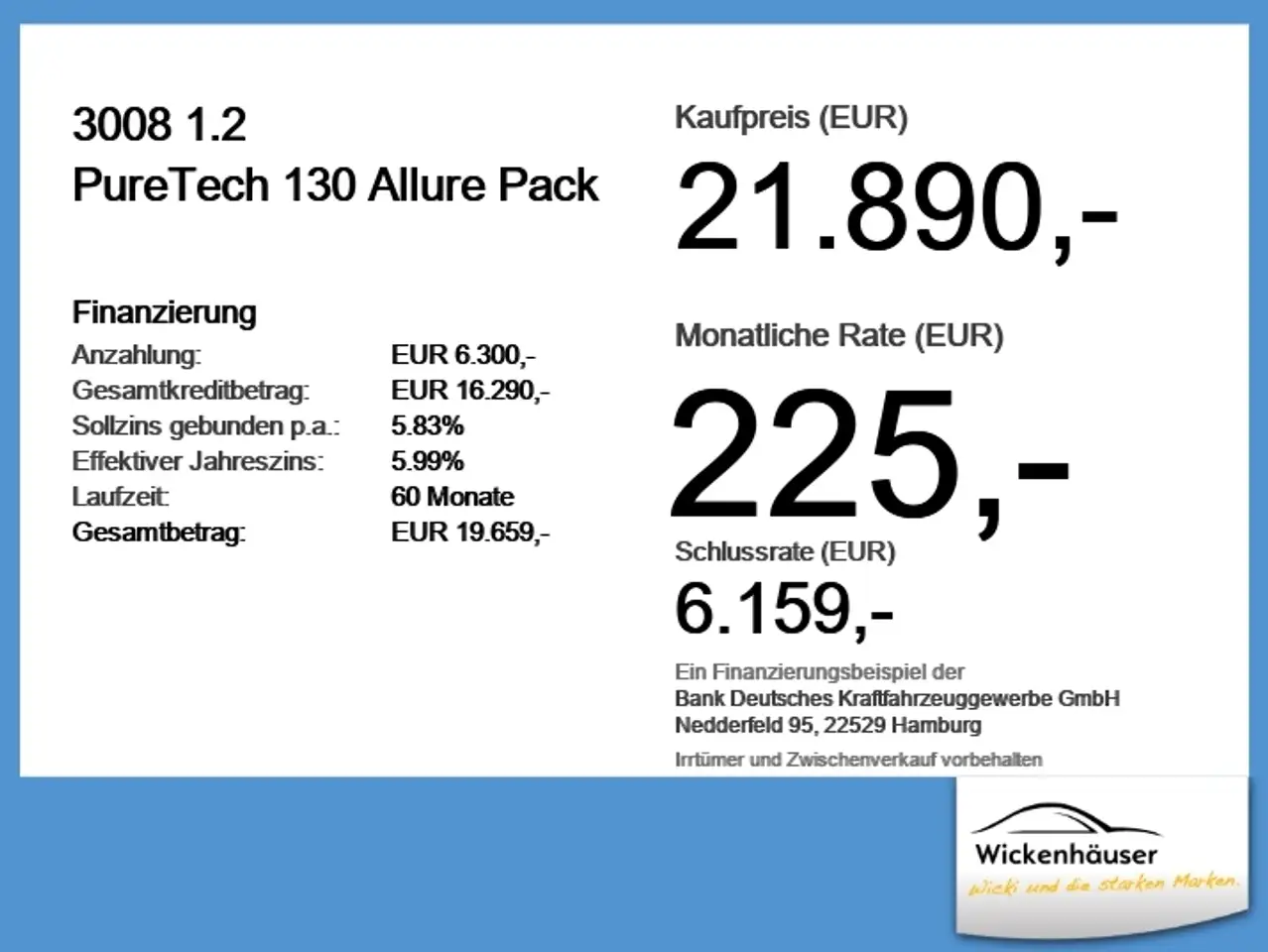Peugeot 3008 1.2 PureTech 130 Allure Pack ACC+LED+Navi — Vehicle gallery 6