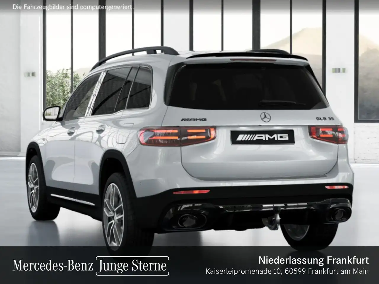 Mercedes-Benz GLB 35 AMG GLB 35 4M AMG+PANO+360°+AHK+MULTIBEAM+FAHRASS+HUD — Vehicle gallery 21