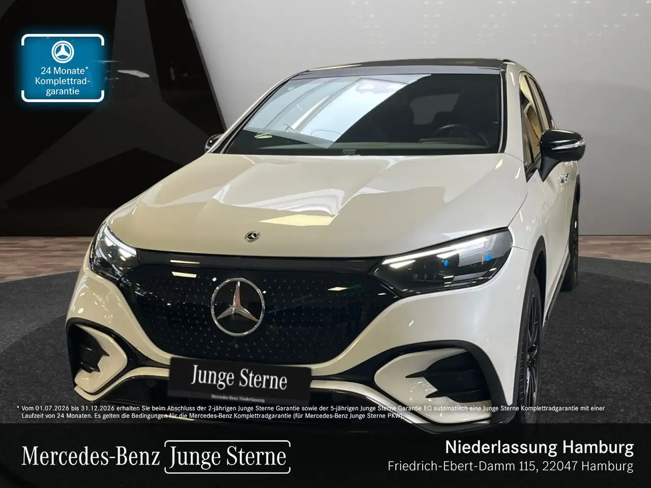 Mercedes-Benz EQE SUV EQE 350 AMG+NIGHT+PANO+360+AHK+BURMESTER+KEYLESS — Hamburg