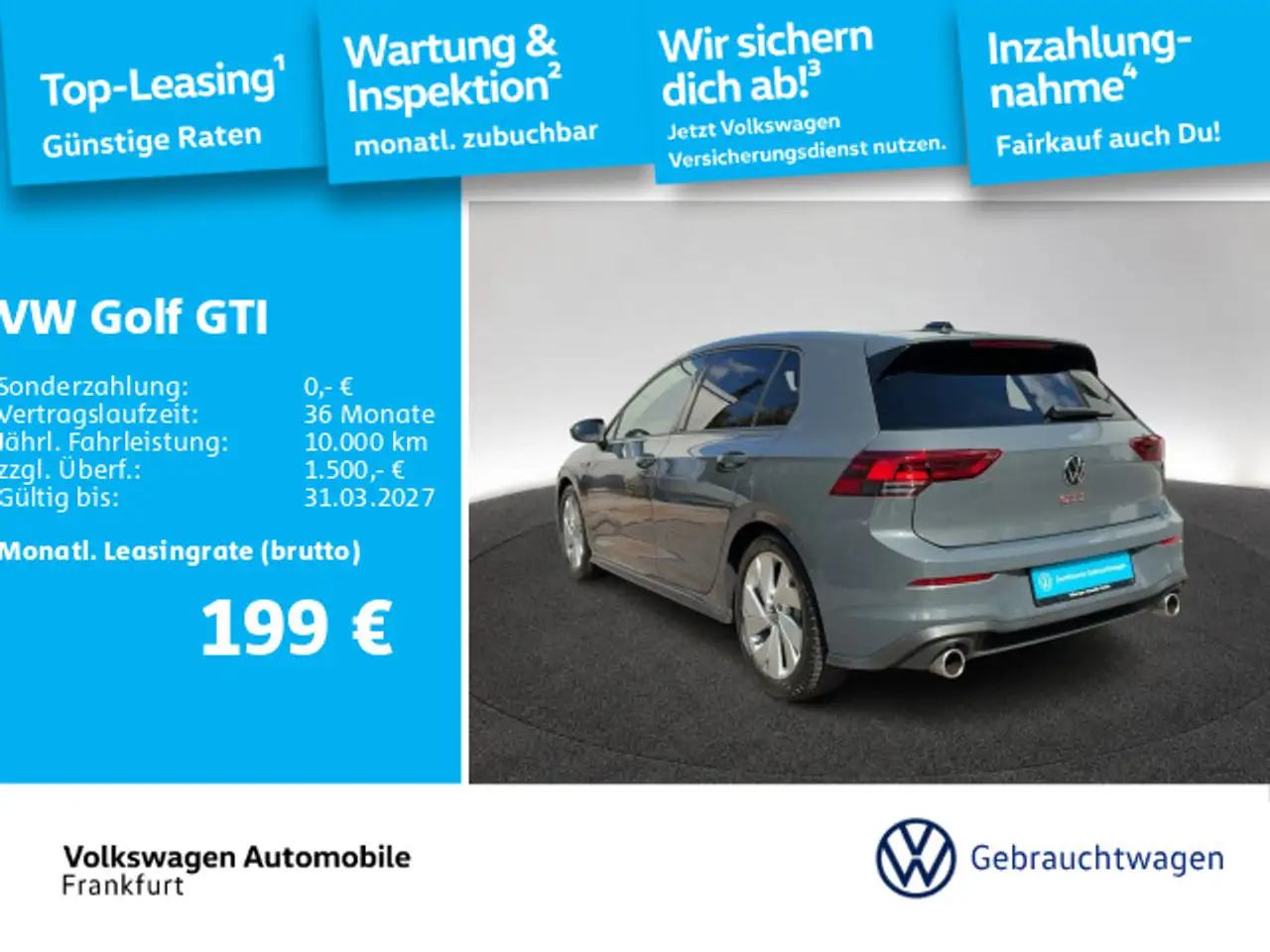 Volkswagen Golf GTI Golf VIII GTI 2.0 TSI DSG LEDPlus NAV H&K APP — Vehicle gallery 2