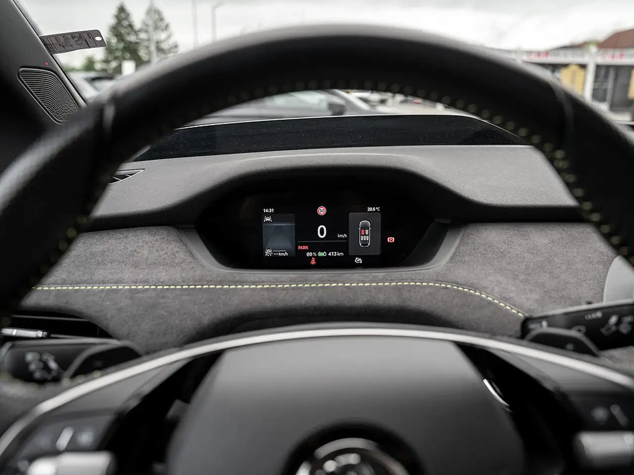 Skoda Enyaq Coupé RS Lounge AHK 360 PANO KAM MATRIX — معرض صور السيارة 12