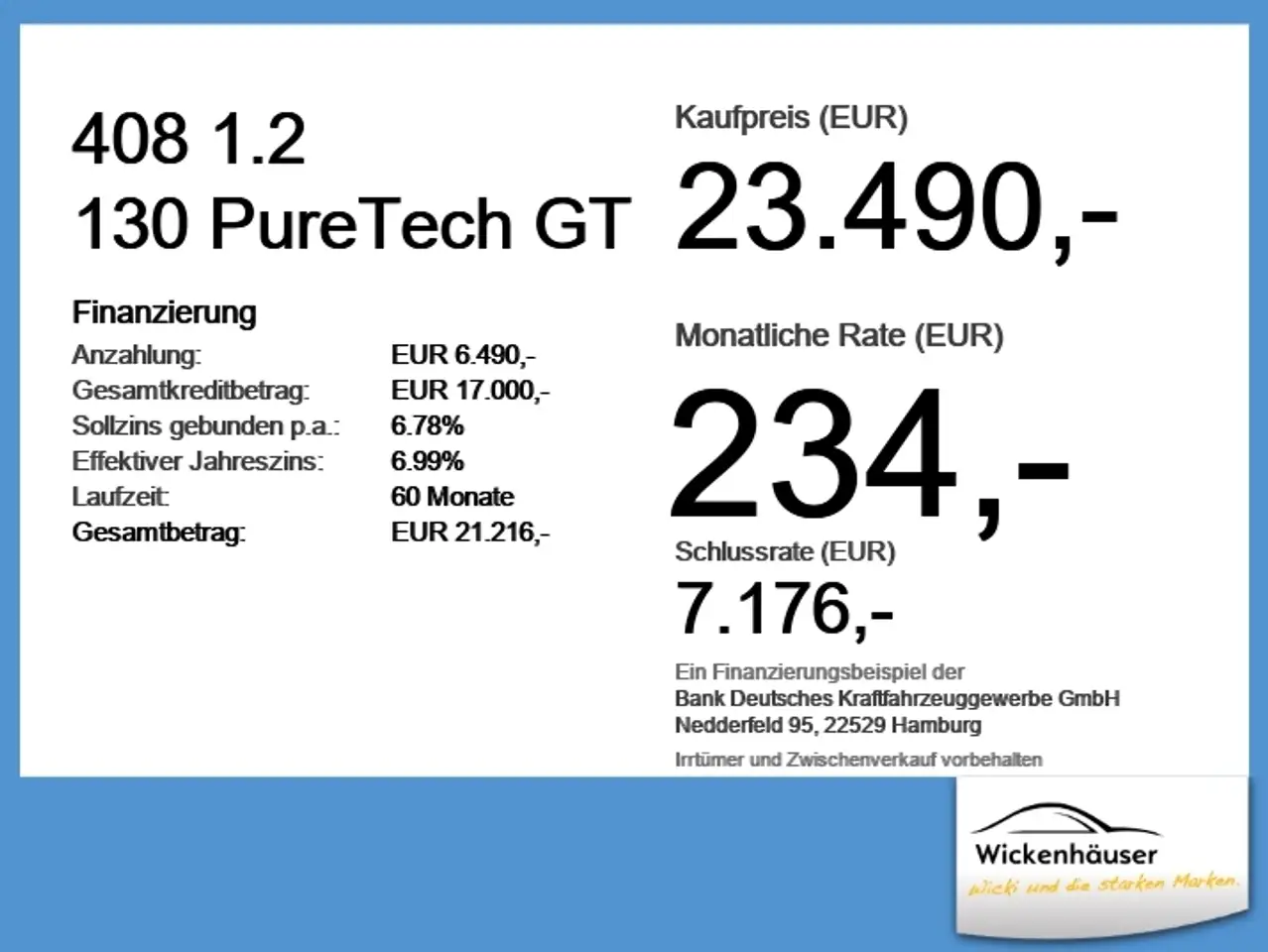 Peugeot 408 1.2 130 PureTech GT ACC+Alcantara+LED+Navi — Galerie du véhicule 6
