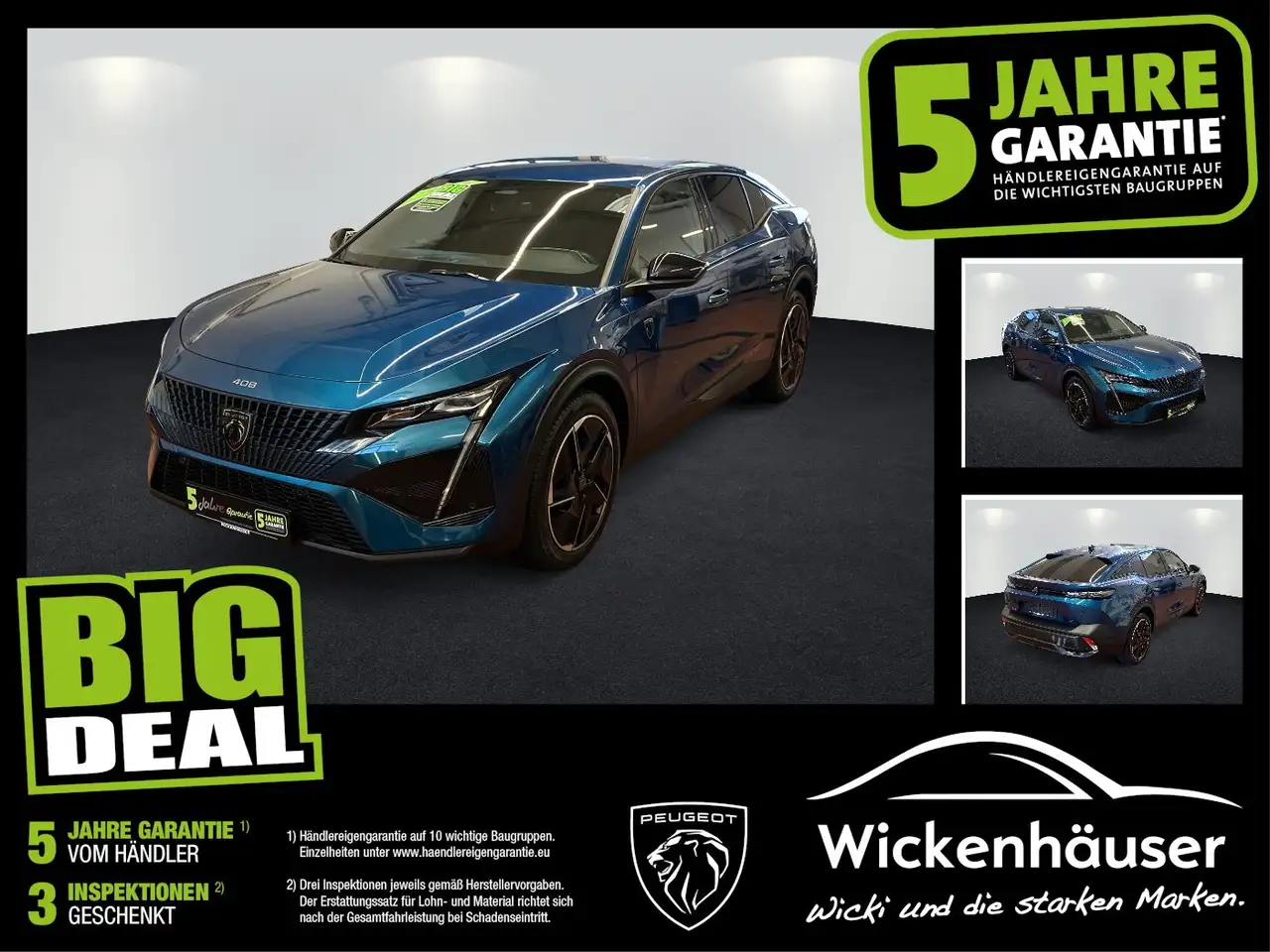 Peugeot 408 1.2 130 PureTech GT ACC+Alcantara+LED+Navi — Neufahrn