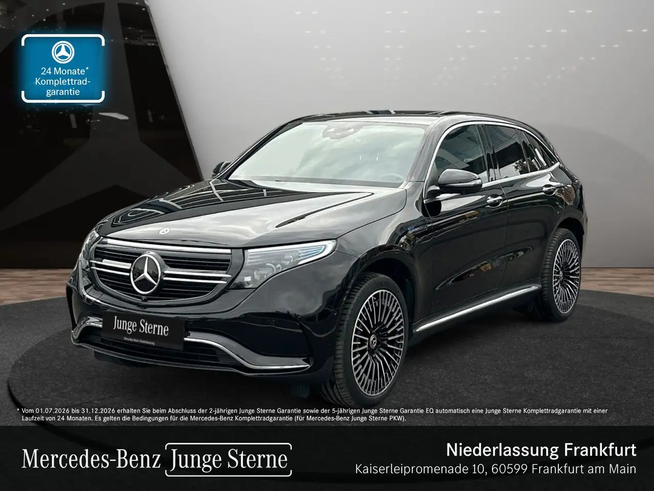 Mercedes-Benz EQC 400 4M AMG+360+MULTIBEAM+FAHRASS+BURMESTER+HUD — Frankfurt am Main