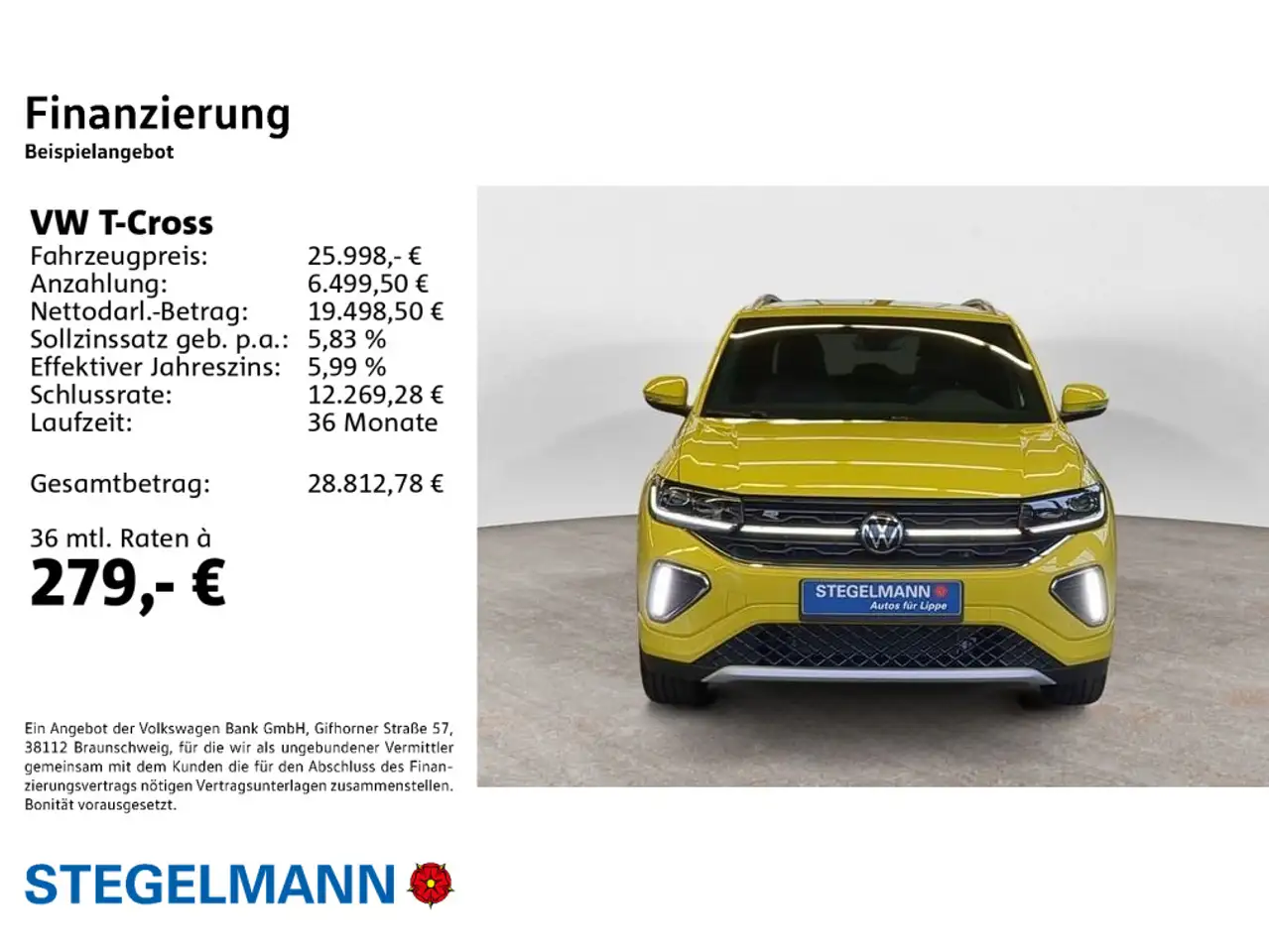 Volkswagen T-Cross 1.0 R-Line — Galerie du véhicule 2