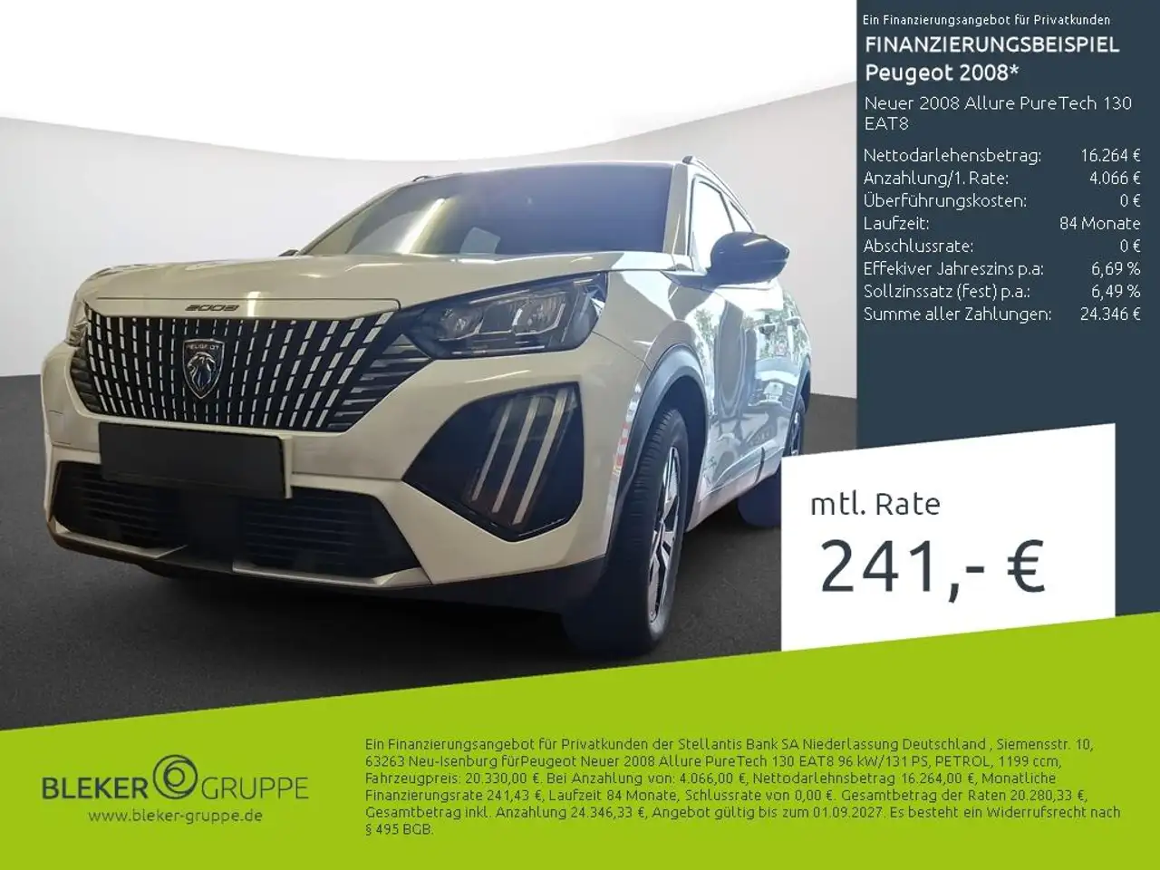 Peugeot 2008 Neuer 2008 Allure PureTech 130 EAT8 — Dülmen