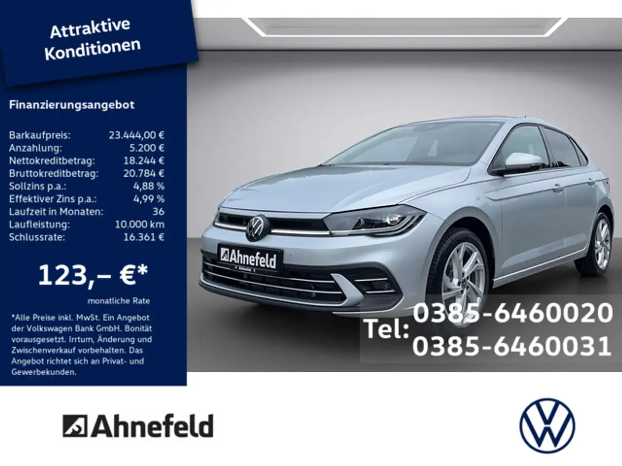 Volkswagen Polo 1.0 TSI Style DSG ACC FACEL. MATRIX-LED — Schwerin