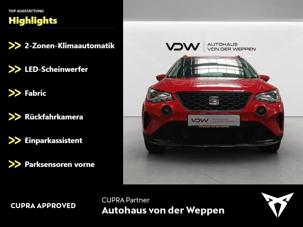 SEAT Arona Style Edition 1.0 TSI Aut. Kam, GJR, SHZ Klima — معرض صور السيارة 2