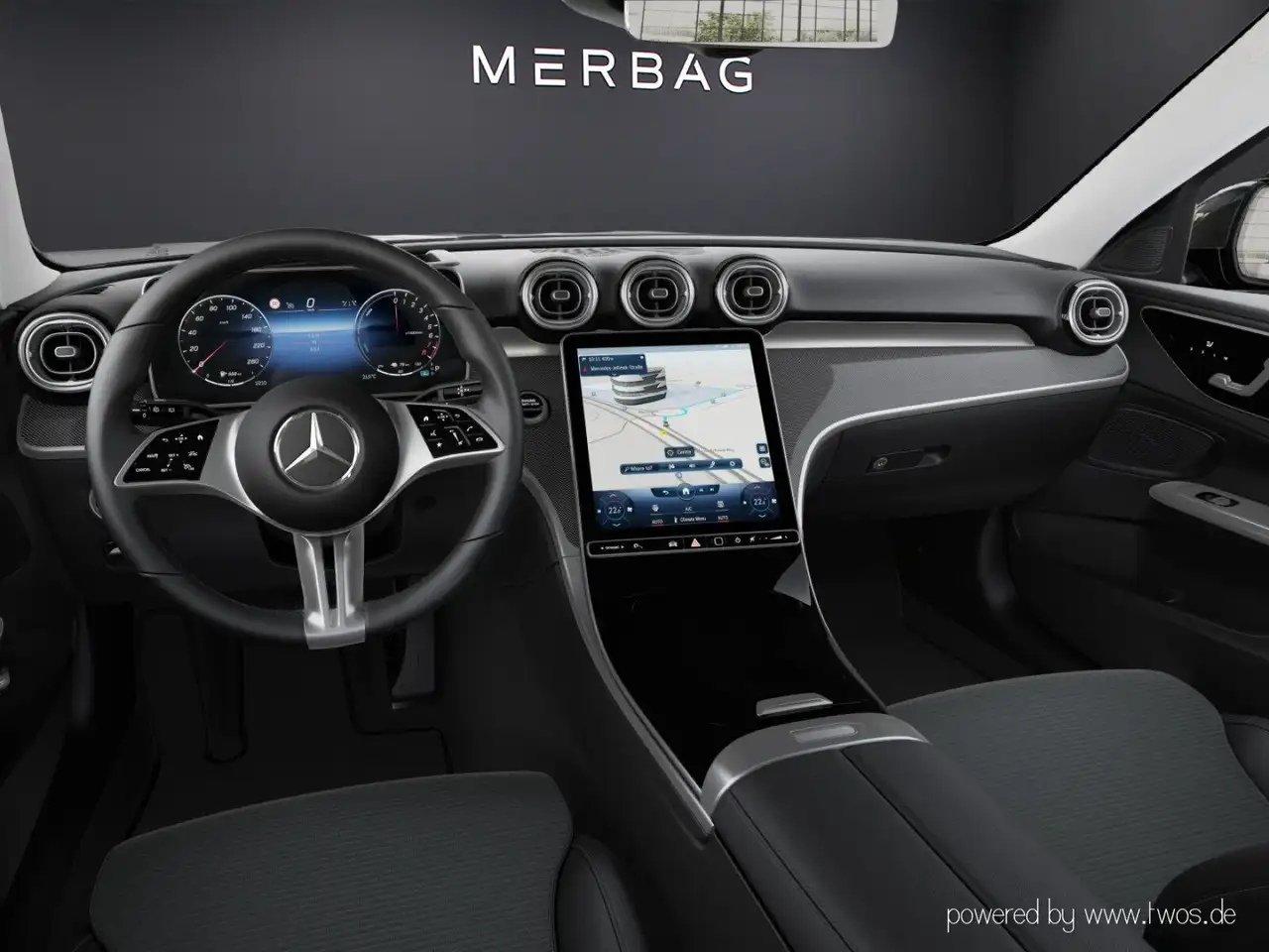 Mercedes-Benz C 300 C 300 e T AVANTGARDE DISTRONIC HUD MEMORY APPLE — Galería del vehículo 3