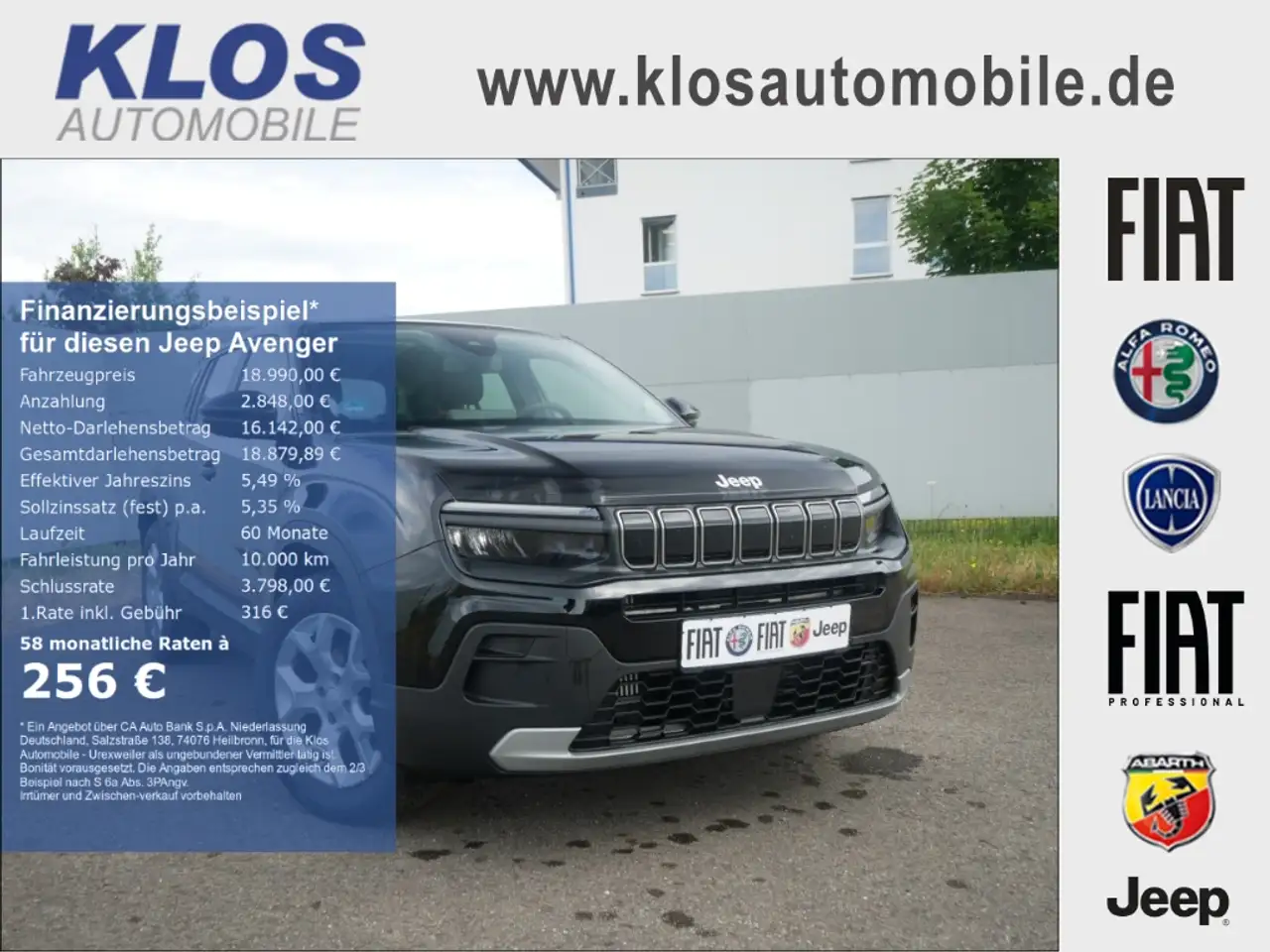 Jeep Avenger ALTITUDE 1.2 T3 100 PS PDC WINTER INFO KOMFORT ALL — Marpingen