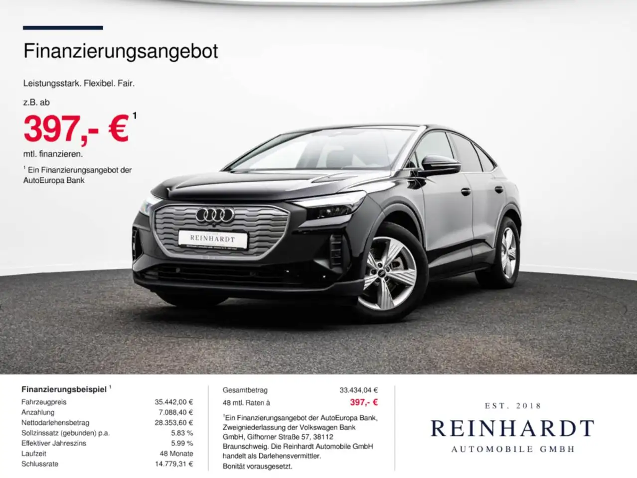 Audi Q4 e-tron SPORTBACK 45 LED/ACC/KAM./CARPLAY/SHZ. — Hagen