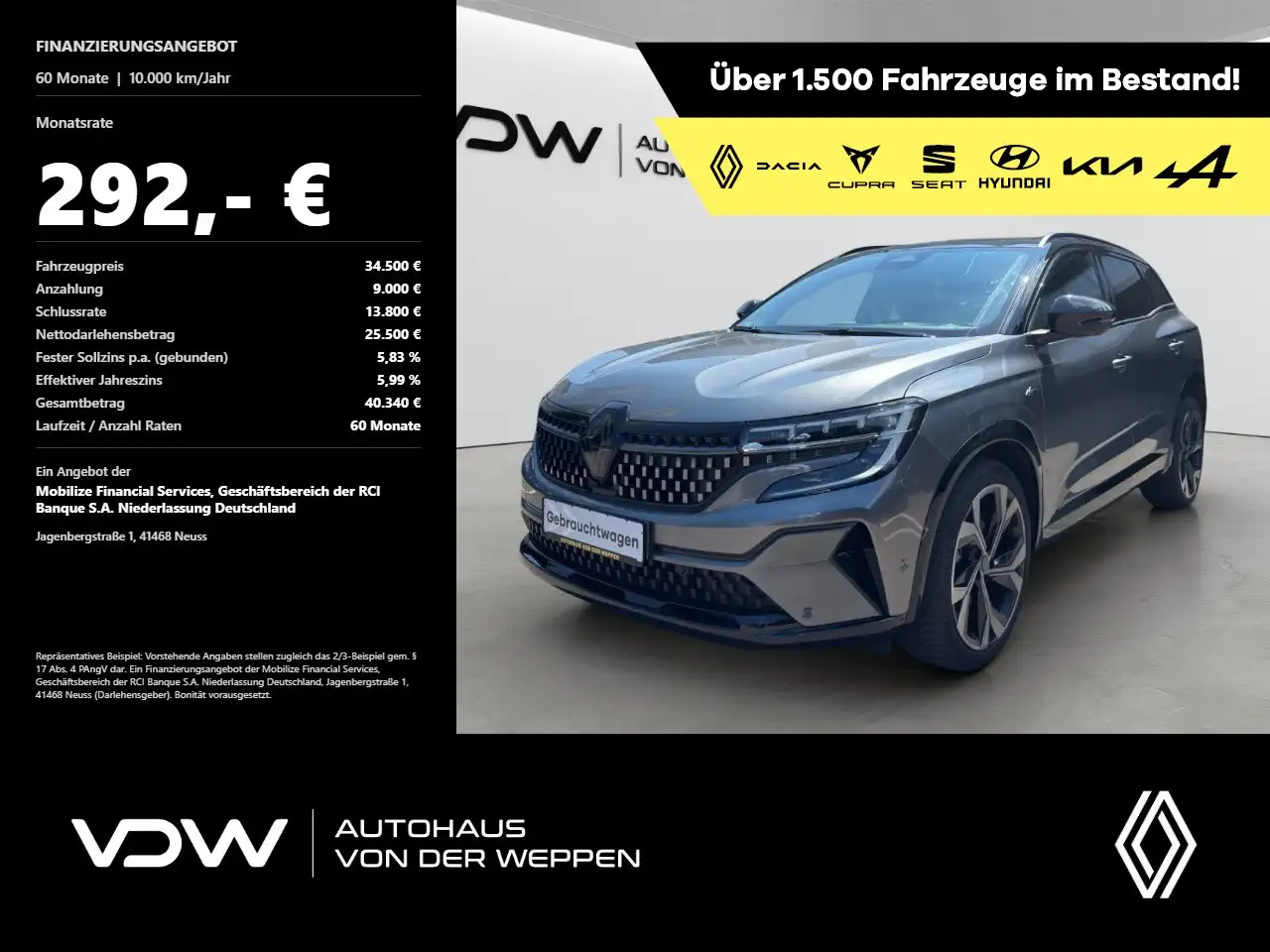 Renault Austral Iconic Esprit Alpine E-Tech Full Hybrid Klima — Stuttgart