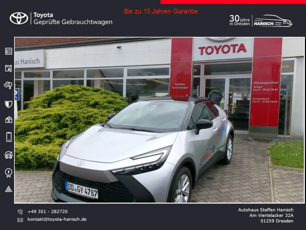 Toyota C-HR 2.0 Hybrid Team Deutschland — Dresden