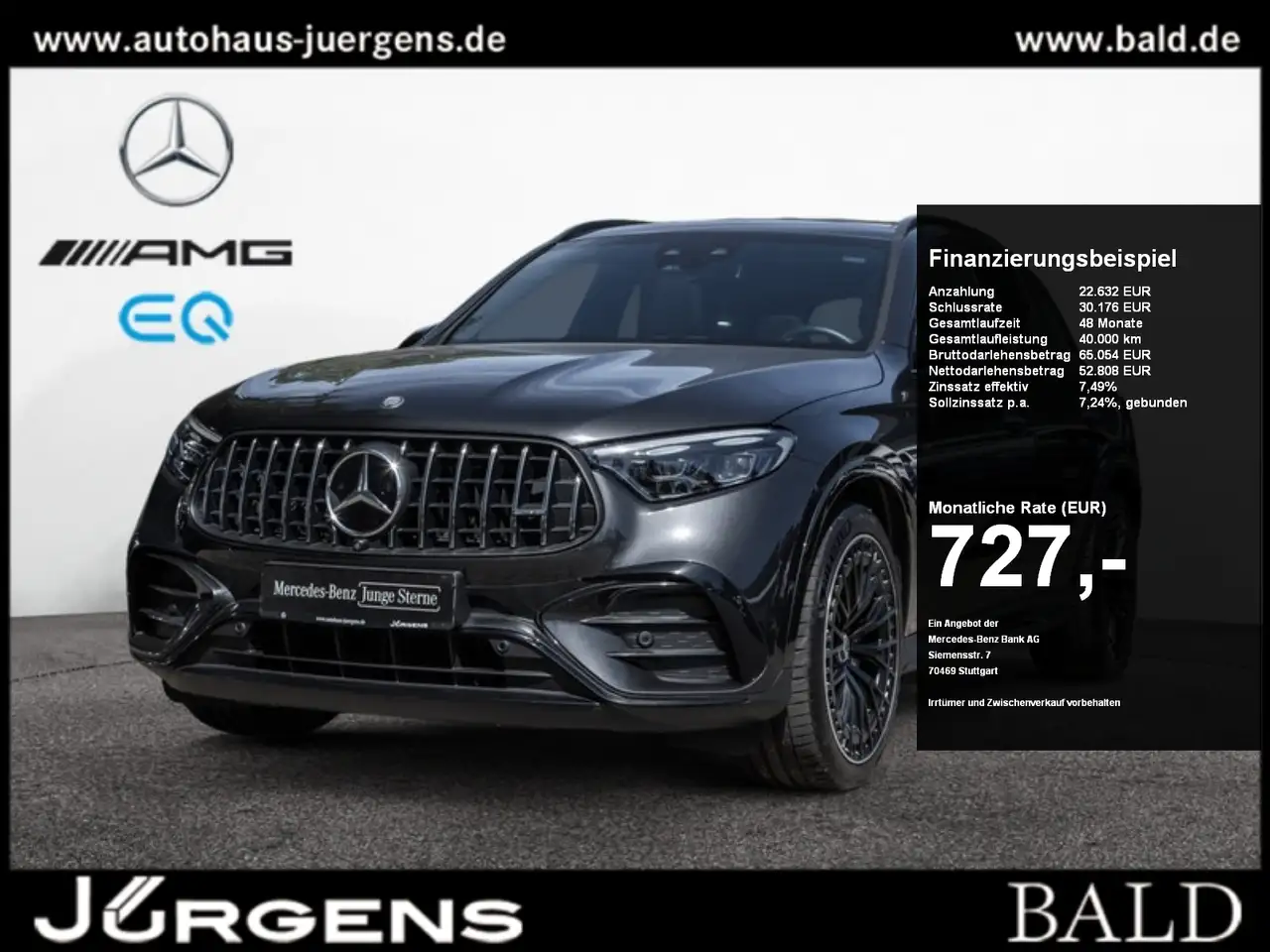 Mercedes-Benz GLC 43 AMG 4M Pano/Burm/HUD/AHK/Distr/Stdhz/21' — Iserlohn