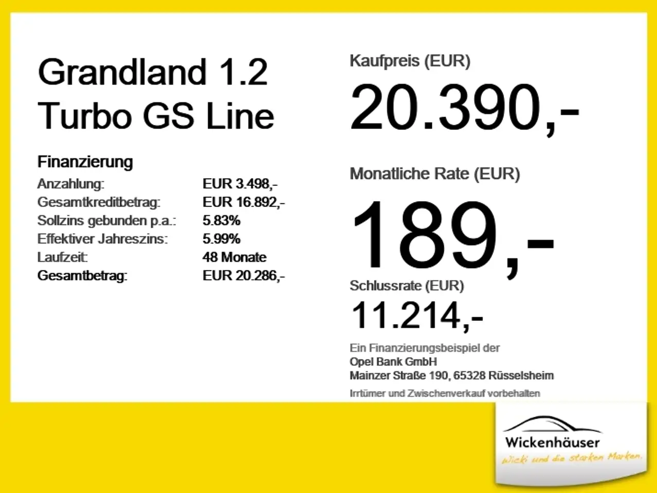 Opel Grandland 1.2 Turbo GS Line LED+SHZ+Kamera — معرض صور السيارة 6