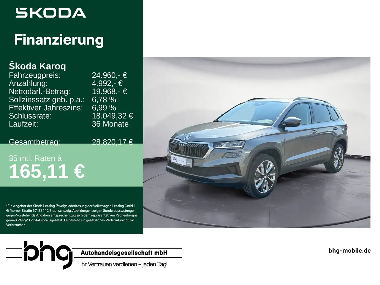Skoda Karoq 1.5 TSI Selection — Balingen