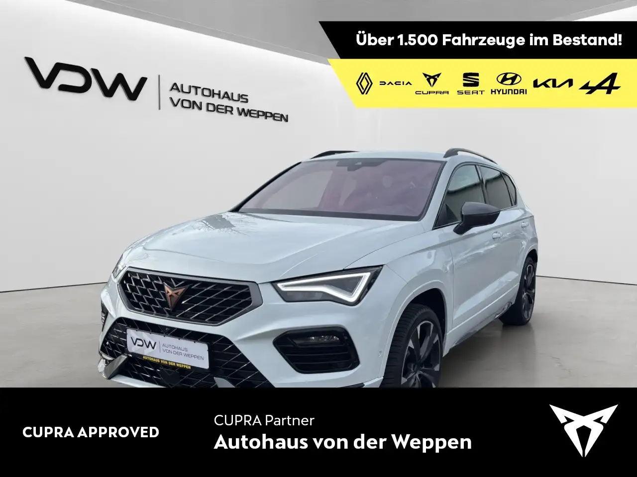 CUPRA Ateca VZ TSI DSG 4Drive 5JGar TopView eHeck SHZ — Friesenheim/Oberschopfheim