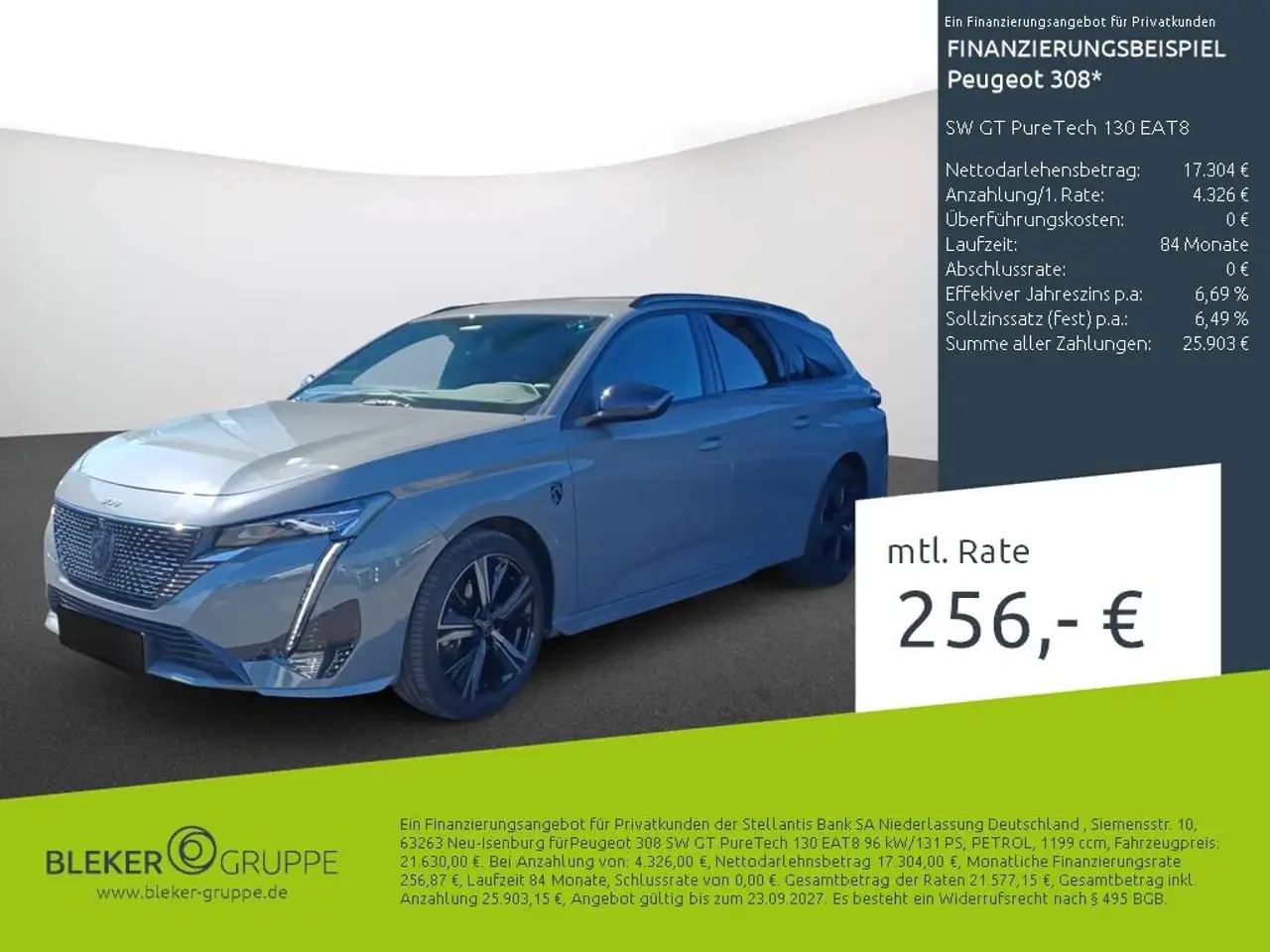 Peugeot 308 SW GT PureTech 130 EAT8 — Dülmen