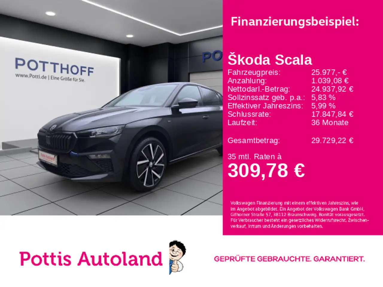 Skoda Scala 1.5 TSI DSG DRIVE AHK NAVI KAMERA SITZHZG — Hamm