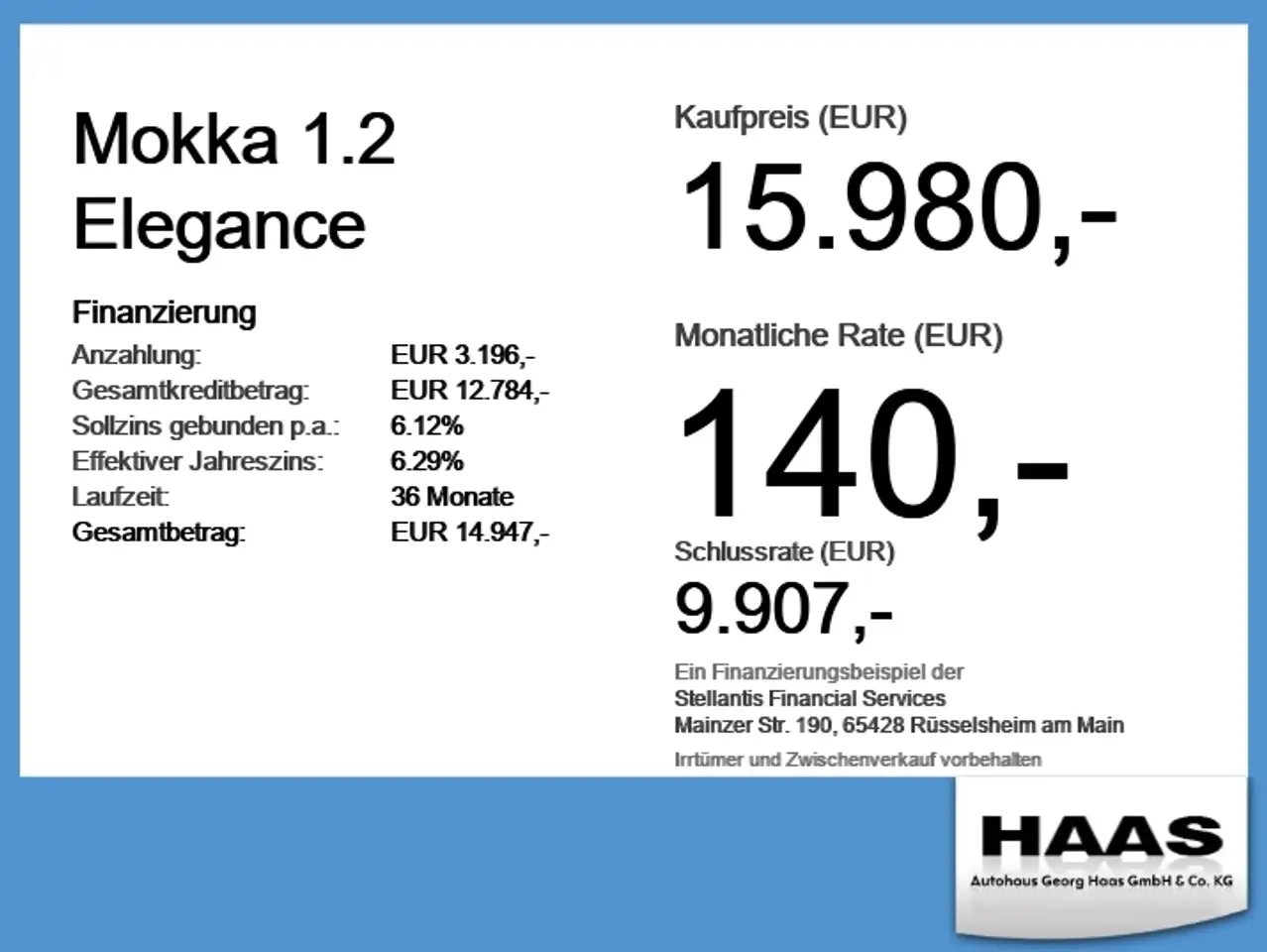 Opel Mokka 1.2 Elegance Sitz-u. Lenkradheizung, Kamera — Galería del vehículo 6
