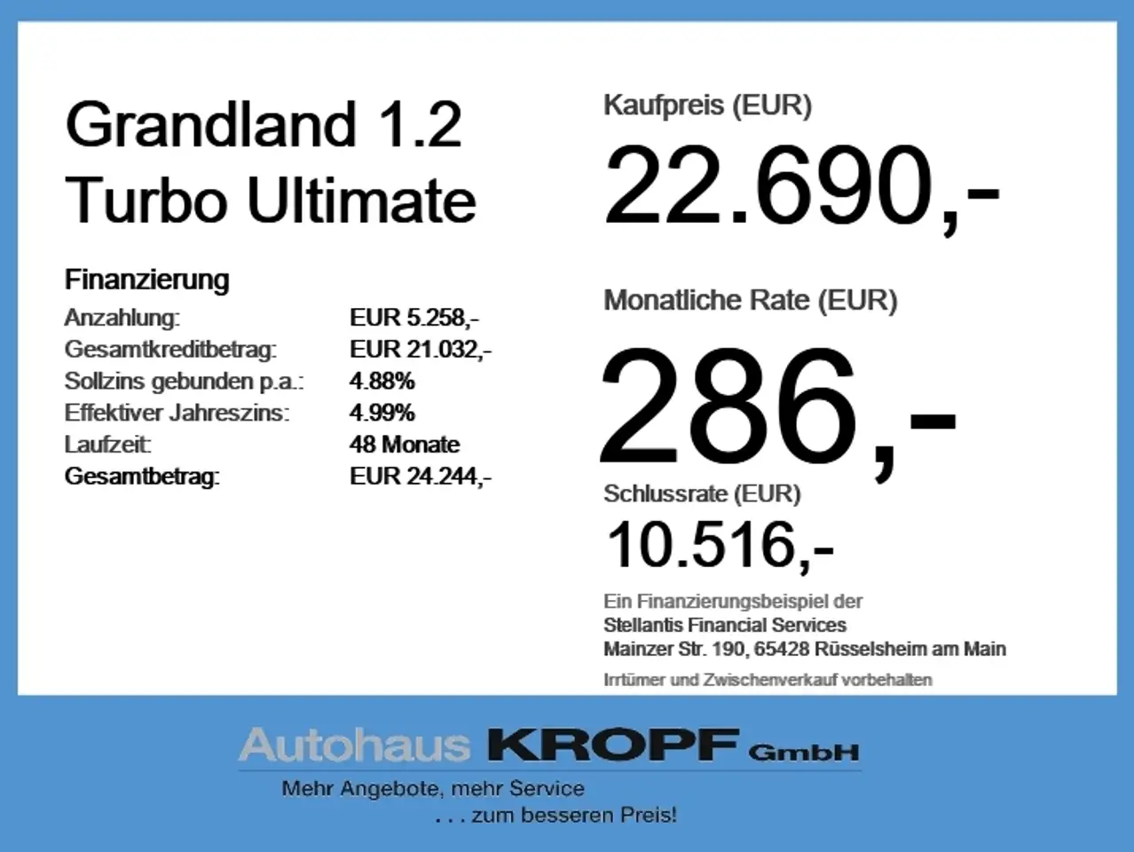 Opel Grandland 1.2 Turbo Ultimate LED+Navi+SHZ+360+LM — Galería del vehículo 6