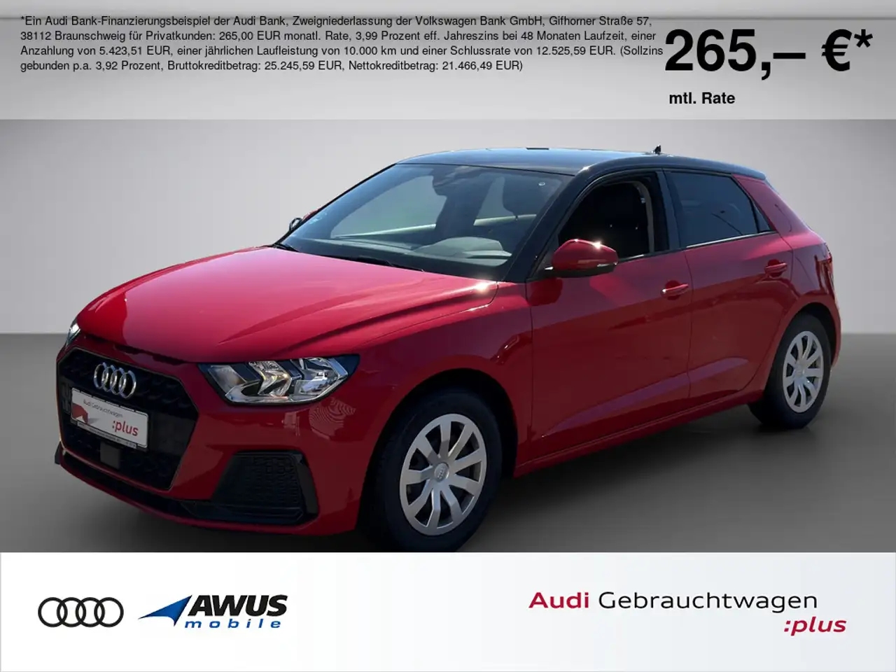 Audi A1 25 Sportback advanced, 2-Zonen Klima, Tempomat, Virtual Cockpit — Wismar